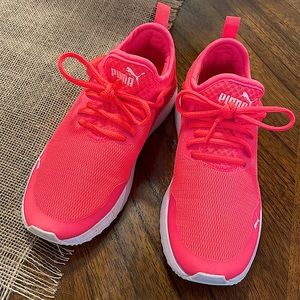 PUMA Paradise Pink 'Pacer Next Cage' Mesh Sneakers Size 6